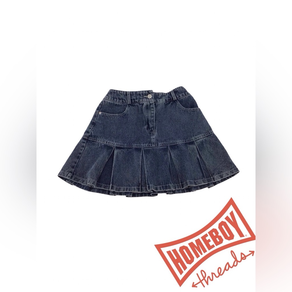 Women's Denim Mini Skirt - Black